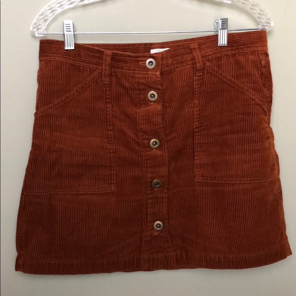 J Crew corduroy miniskirt